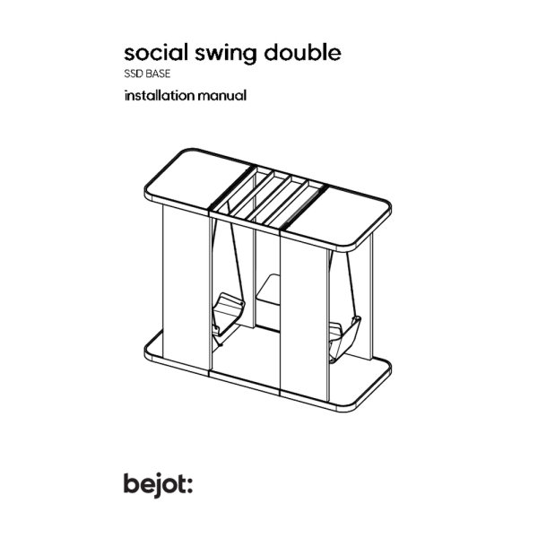 Social swing double - Montageanleitung